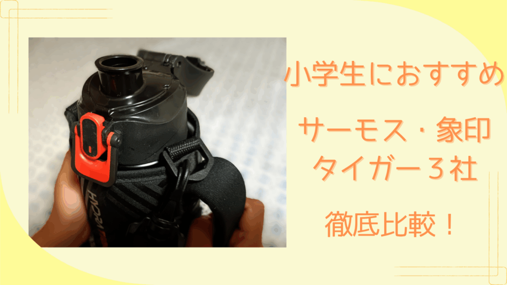 次男愛用のサーモス水筒を載せた画像